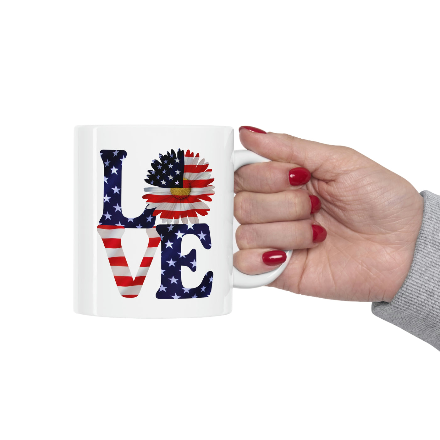 Love Freedom 11oz Ceramic Mug