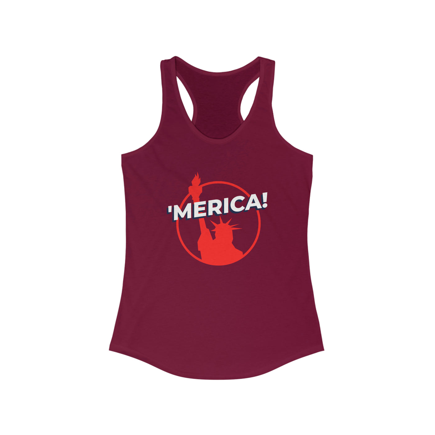 'merica! Women's Racerback Tank