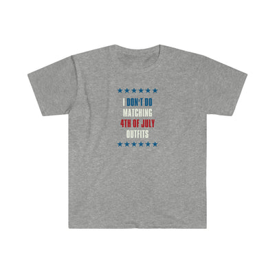 4th of july Matching Fourth of July mens T-Shirt grey