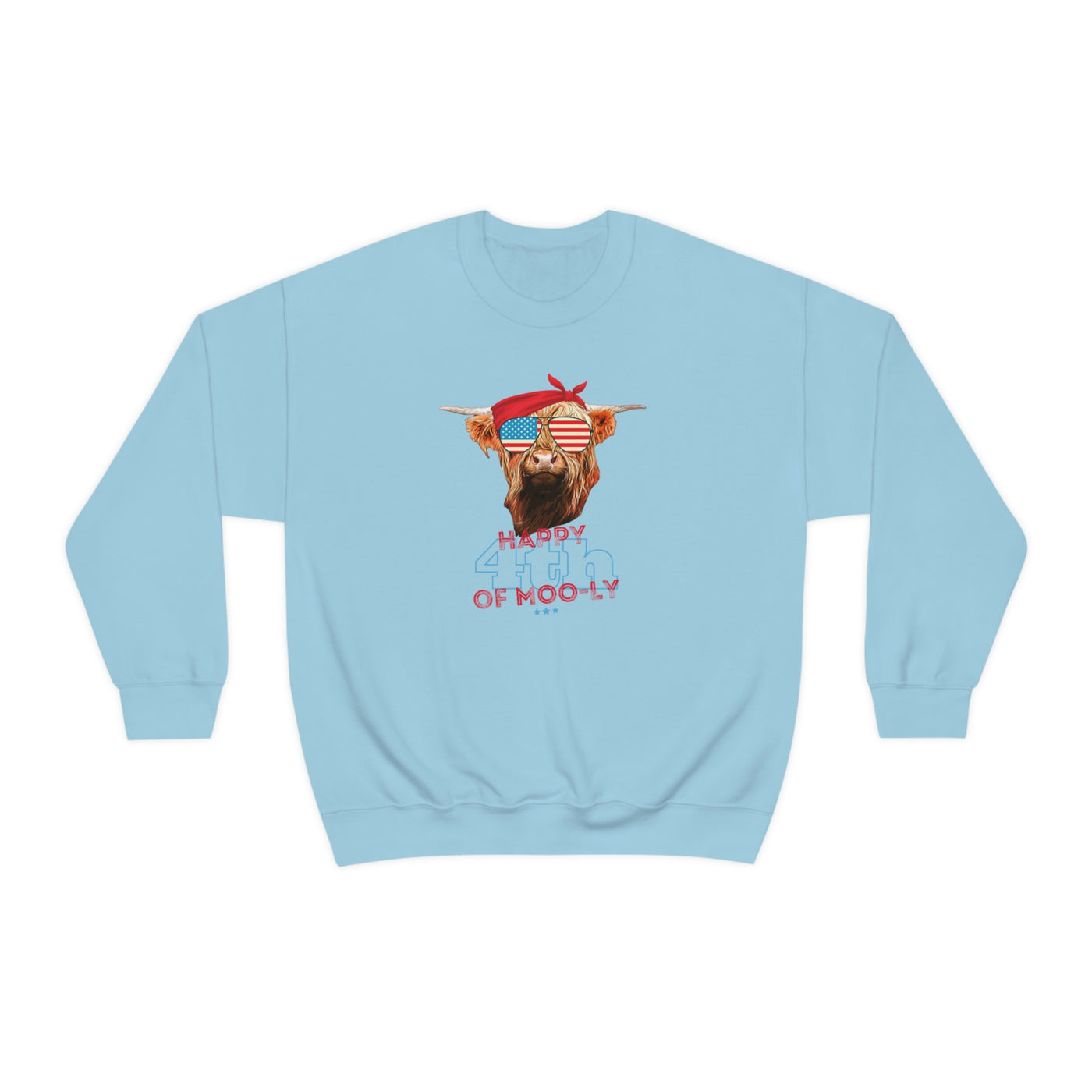 Happy 4th of Moo-ly Crewneck Sweatshirt