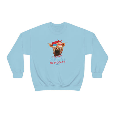 Happy 4th of Moo-ly Crewneck Sweatshirt