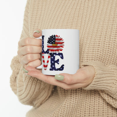 Love Freedom 11oz Ceramic Mug