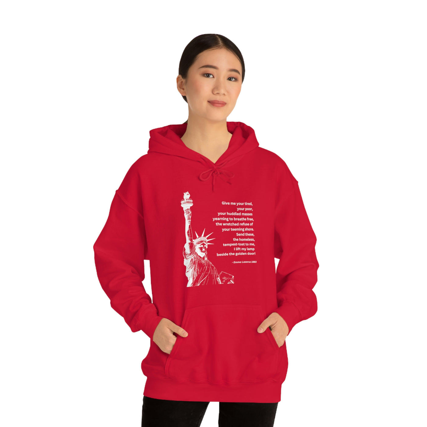 Give Me Your Poor Your Tired Your Huddled Masses Unisex Hoodie