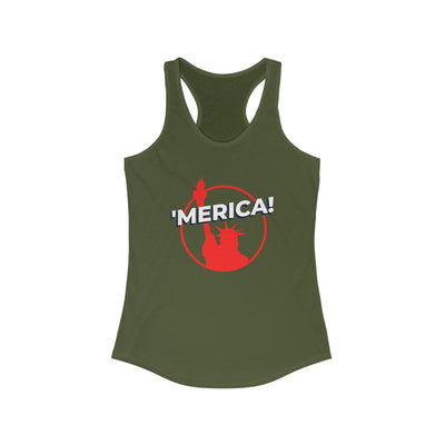 'merica! Women's Racerback Tank