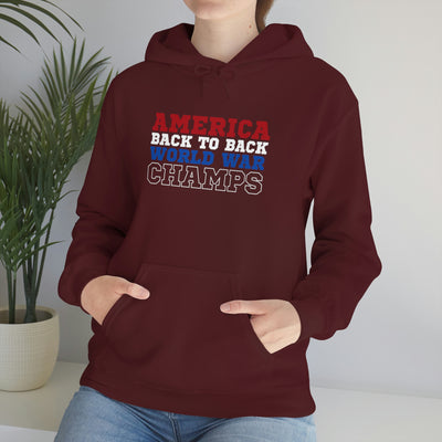 America Back To Back World War Champs Unisex Hoodie