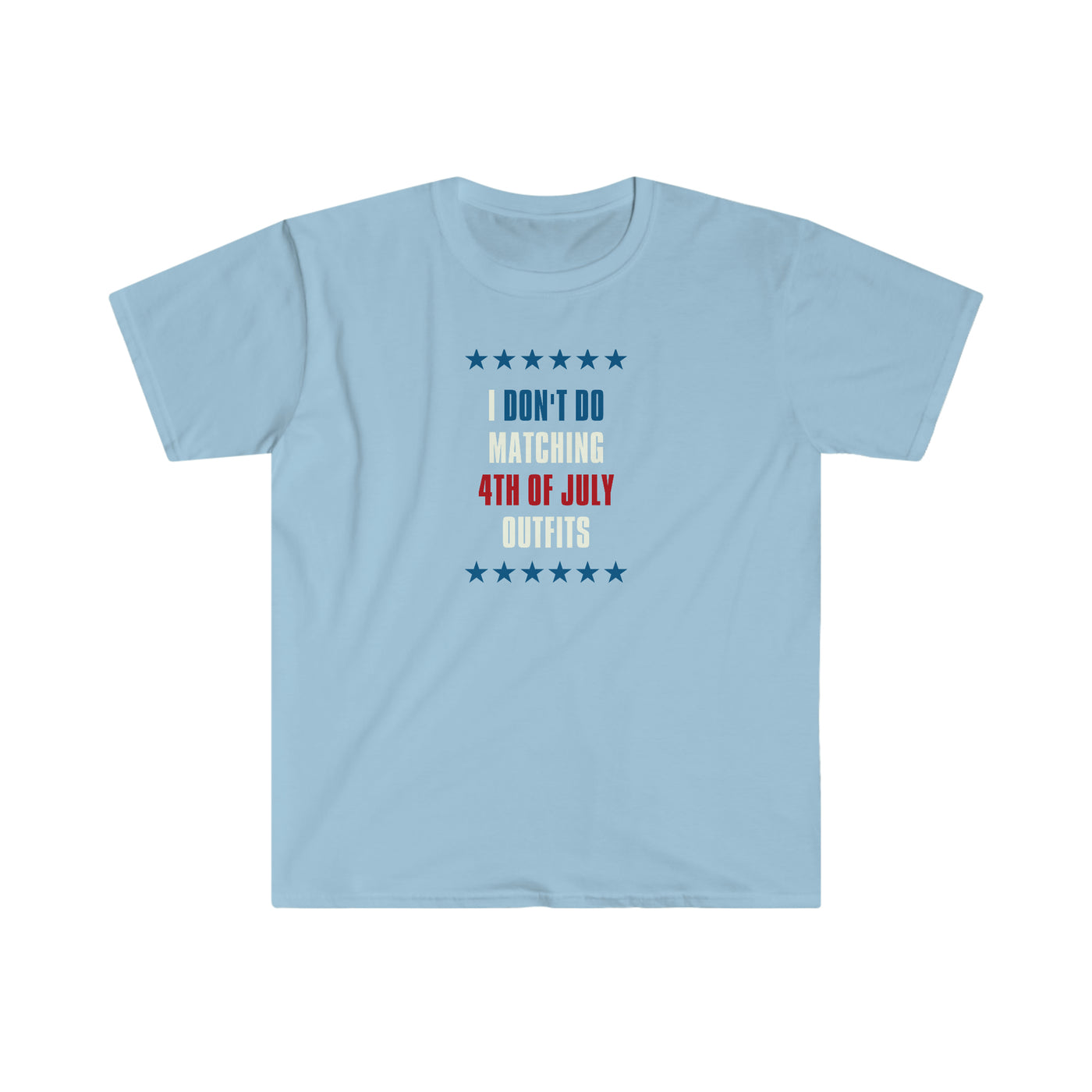 4th of july Matching Fourth of July mens T-Shirt ice blue
