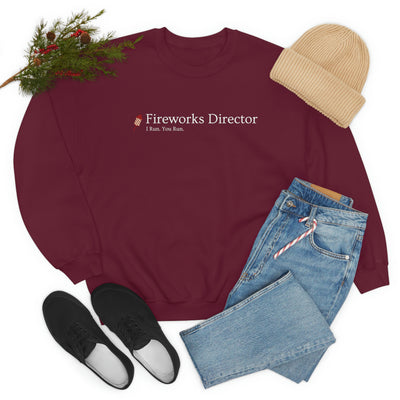 Fireworks Director - You Run. I Run. Crewneck Sweatshirt