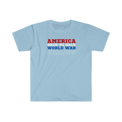 America Back To Back World War Champs Unisex T-Shirt