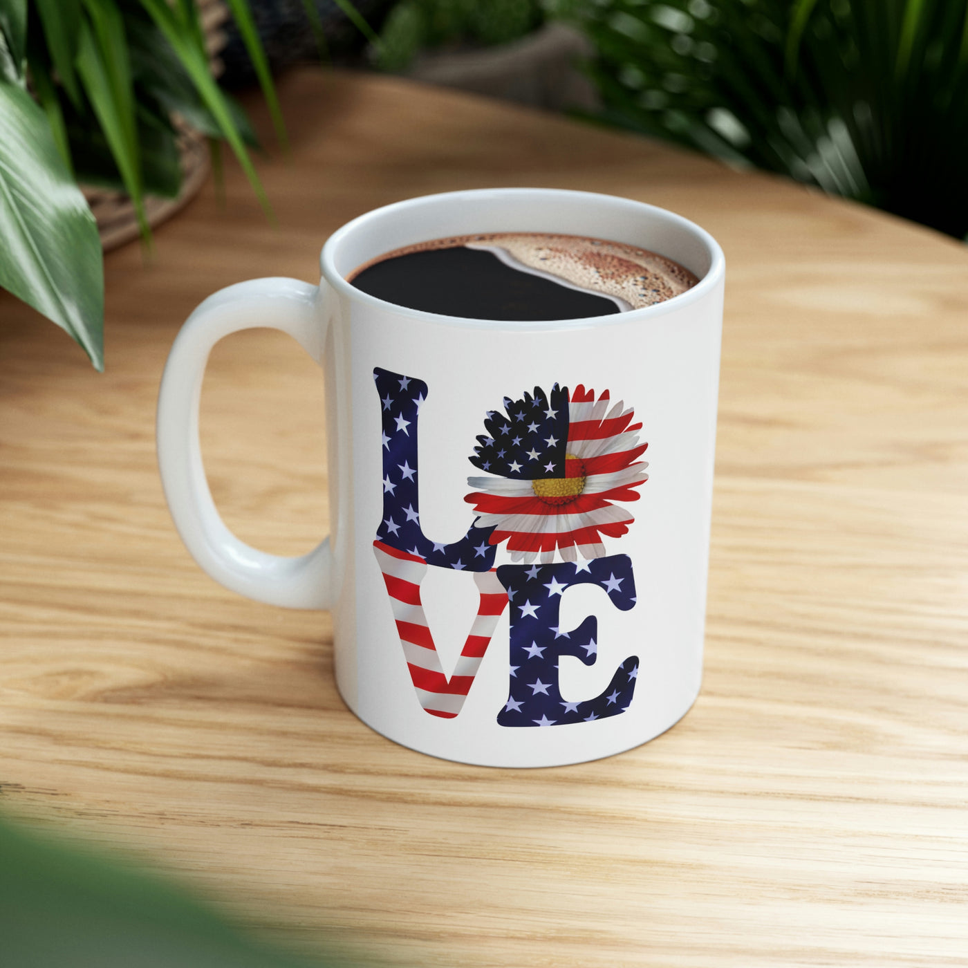 Love Freedom 11oz Ceramic Mug