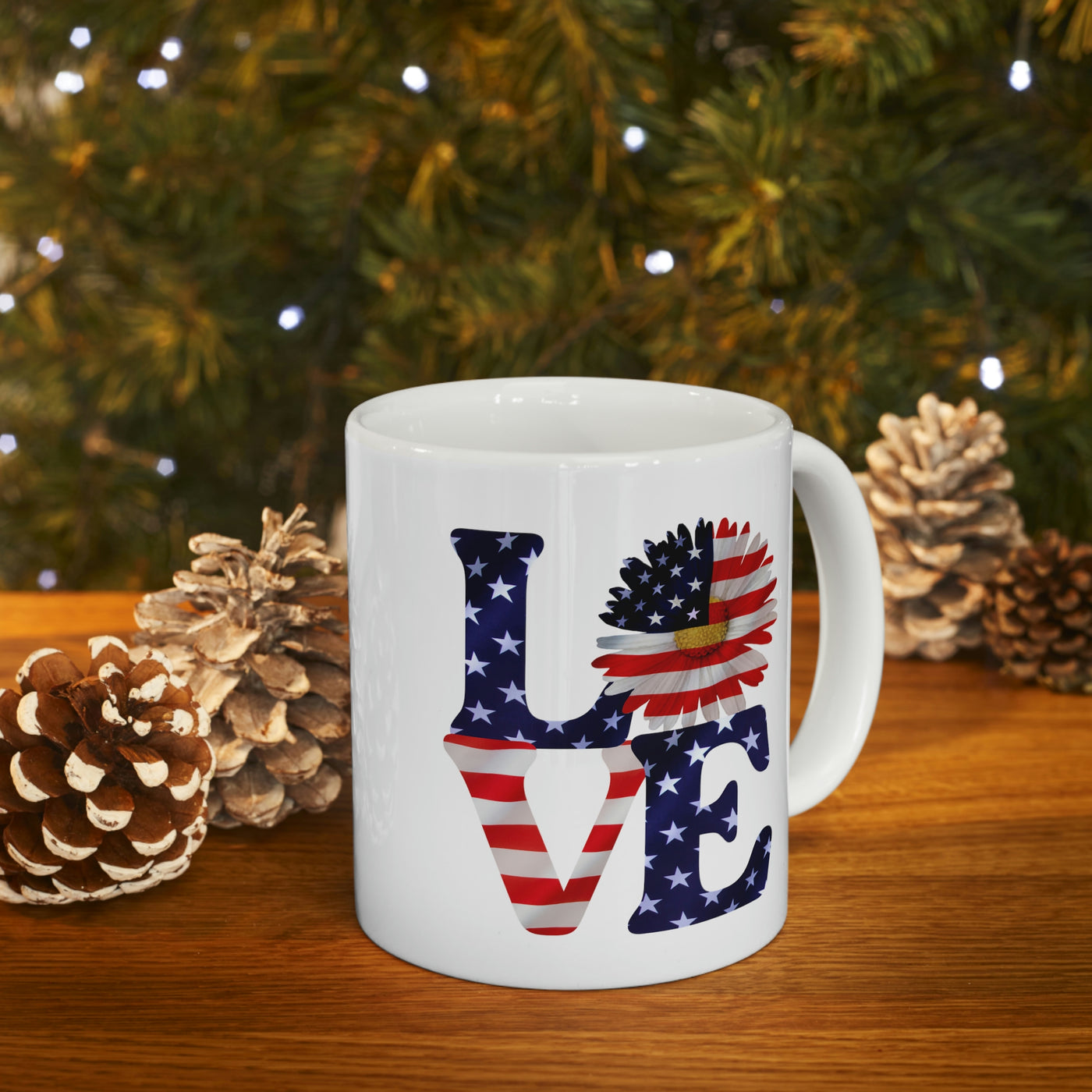 Love Freedom 11oz Ceramic Mug