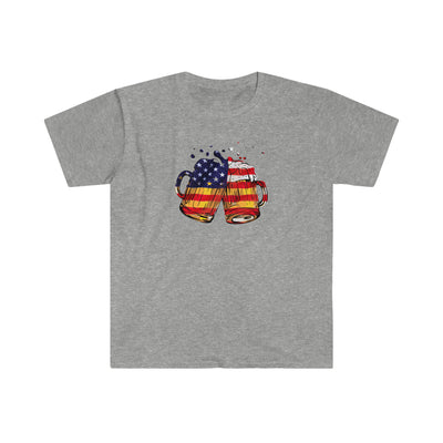 4th of july Cheers to America! Mens T-Shirt sport grey