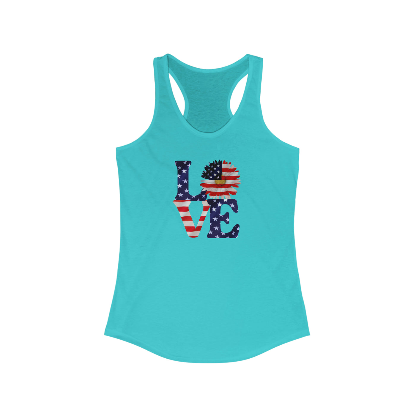 Love Freedom Women's Racerback Tank