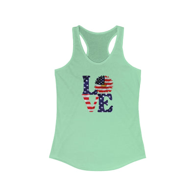 Love Freedom Women's Racerback Tank