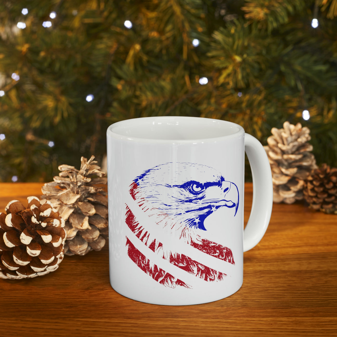 American Eagle Flag 11oz Ceramic Mug