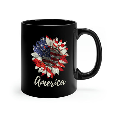 America Sunflower 11oz Ceramic Mug