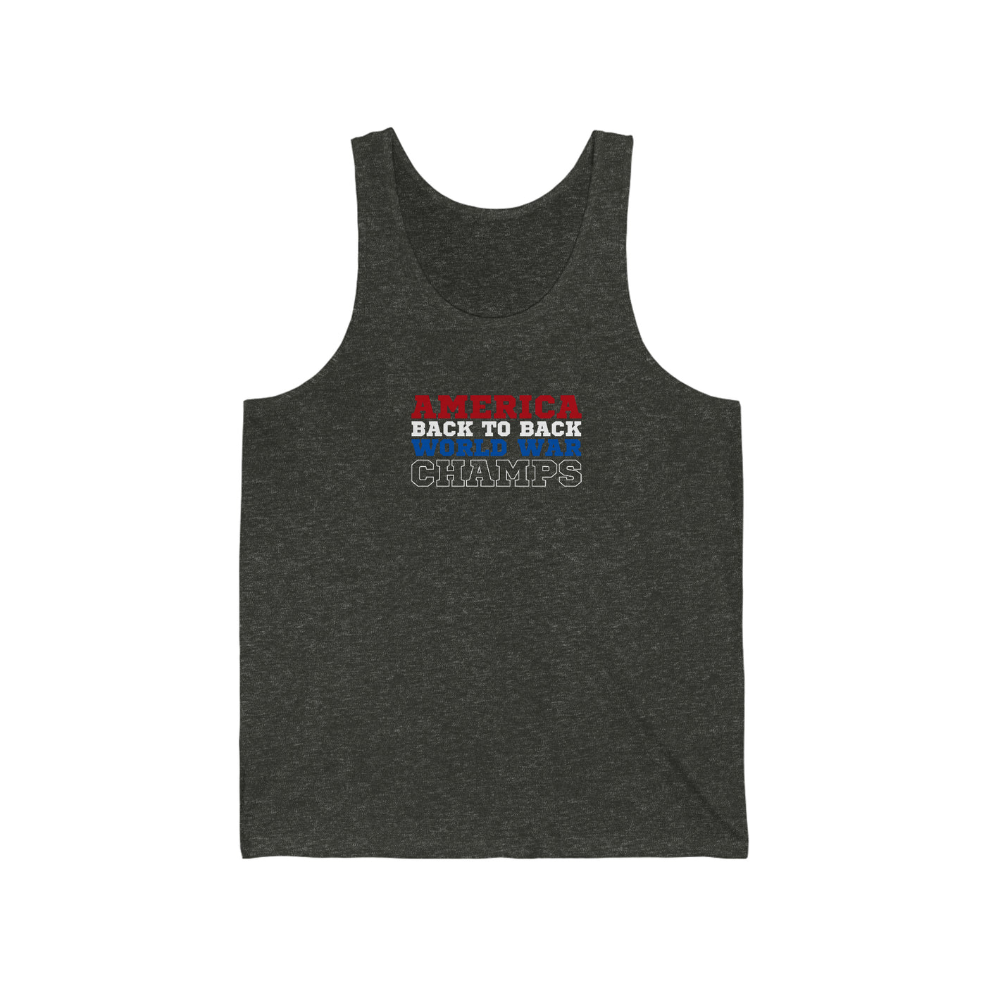 America Back To Back World War Champs Unisex Tank Top