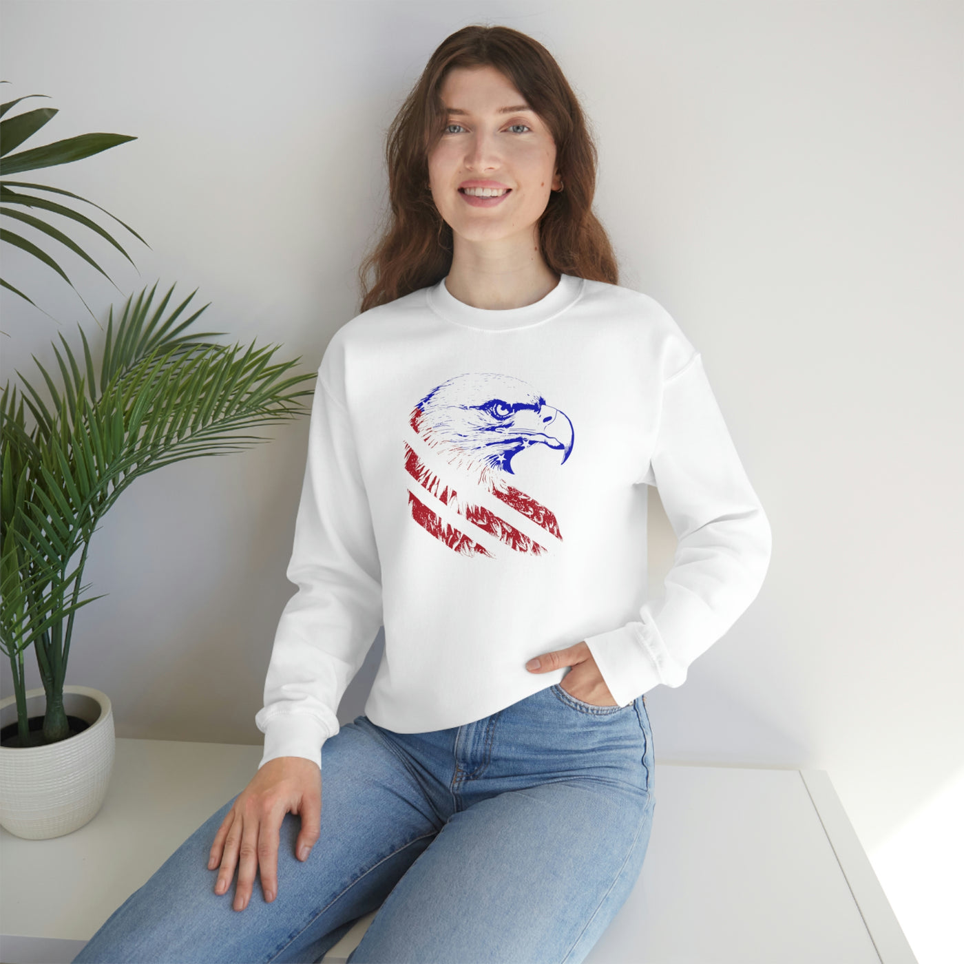 American Eagle Flag Crewneck Sweatshirt