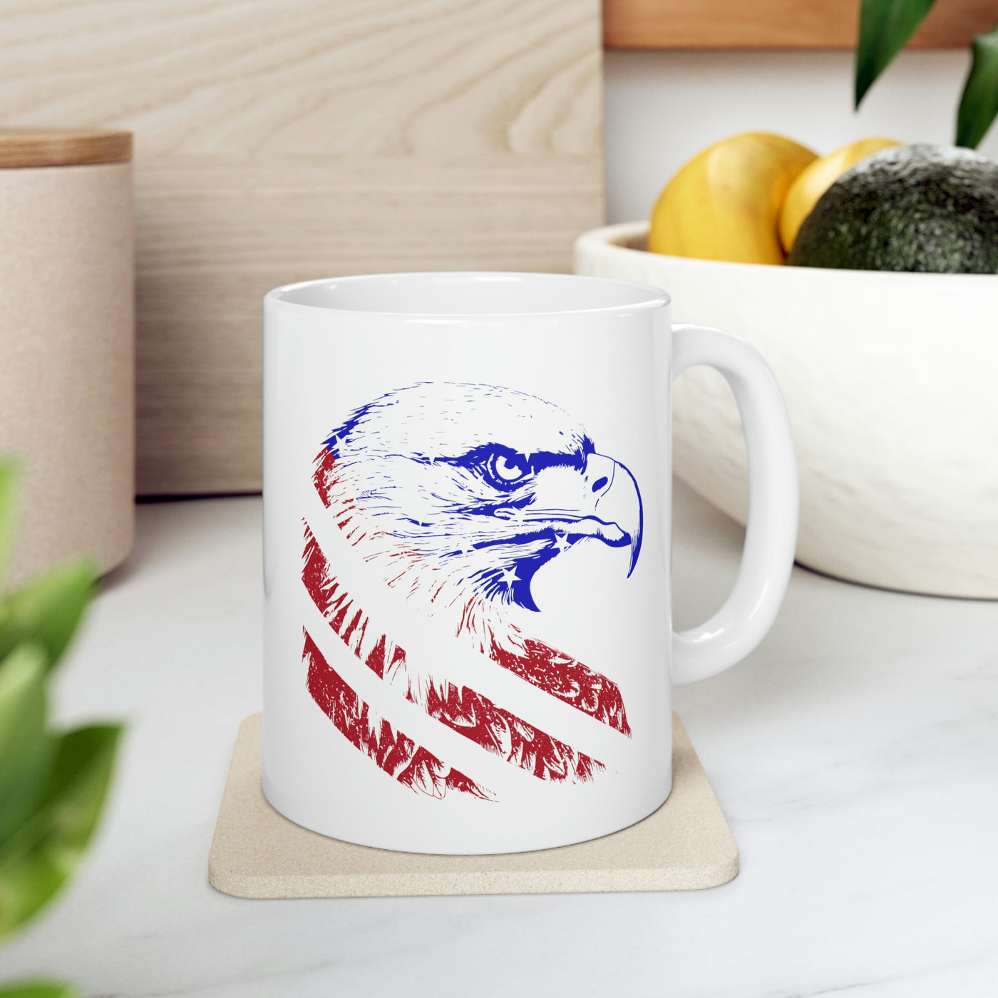 American Eagle Flag 11oz Ceramic Mug