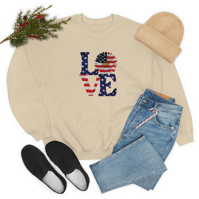 Love Freedom Crewneck Sweatshirt