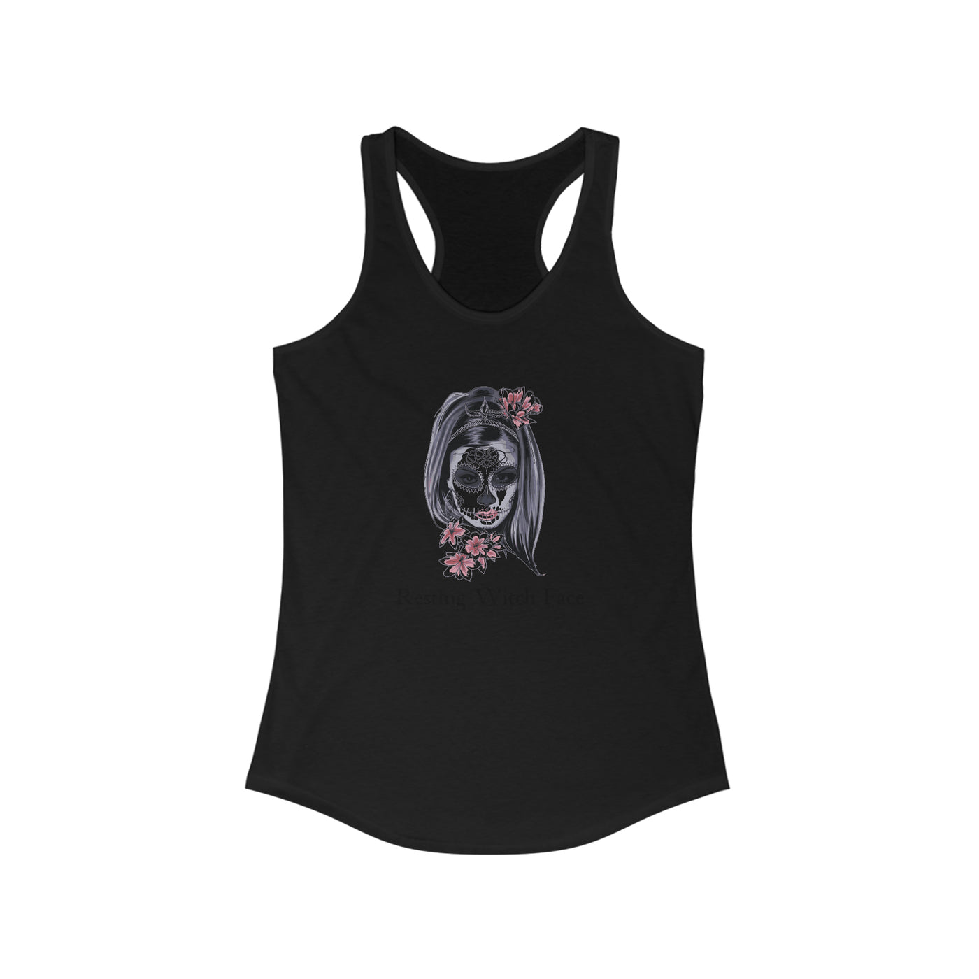Resting Witch Face Women's Racerback Tank