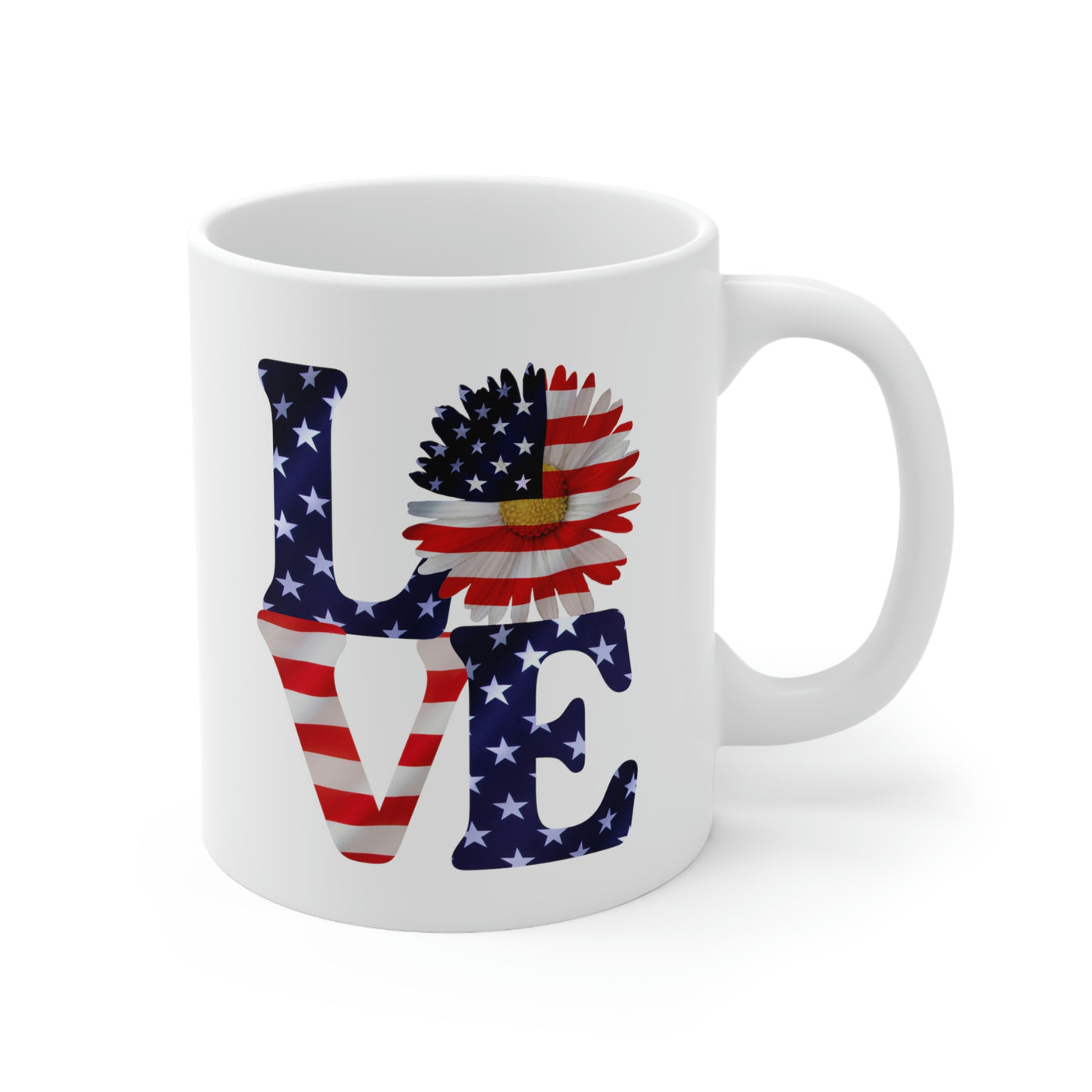 Love Freedom 11oz Ceramic Mug