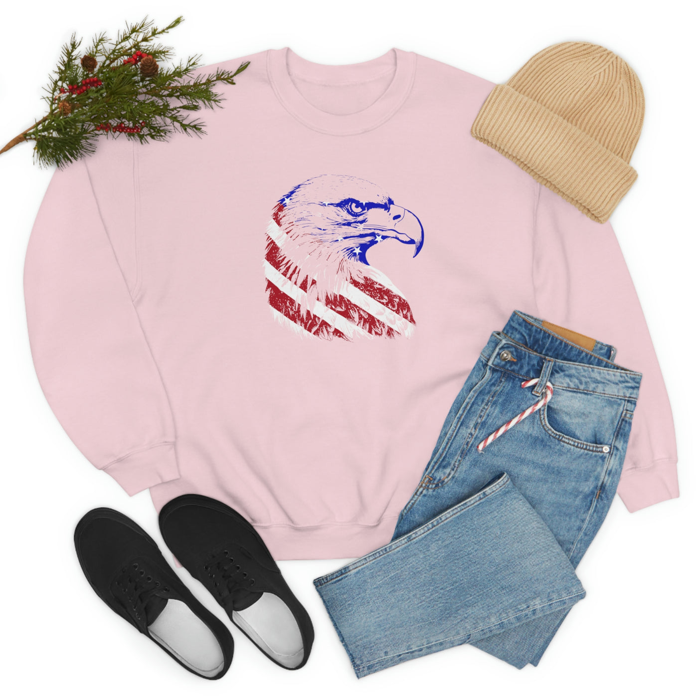 American Eagle Flag Crewneck Sweatshirt