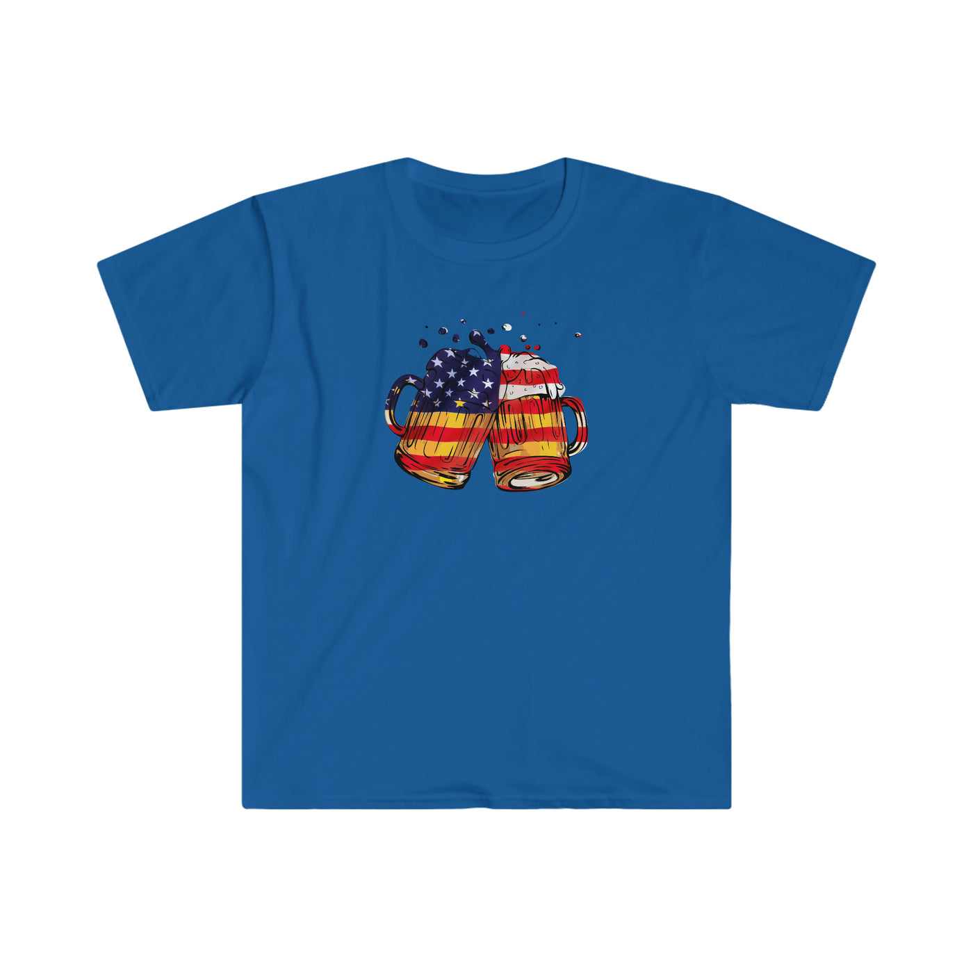 4th of july Cheers to America! Mens T-Shirt deep blue