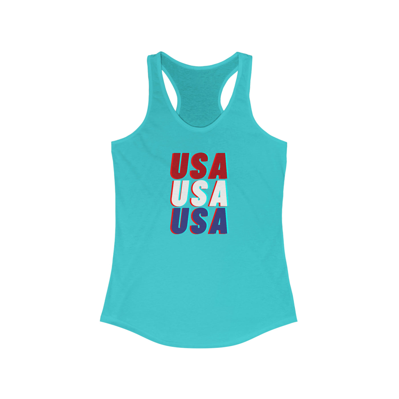 USA USA USA Women's Racerback Tank