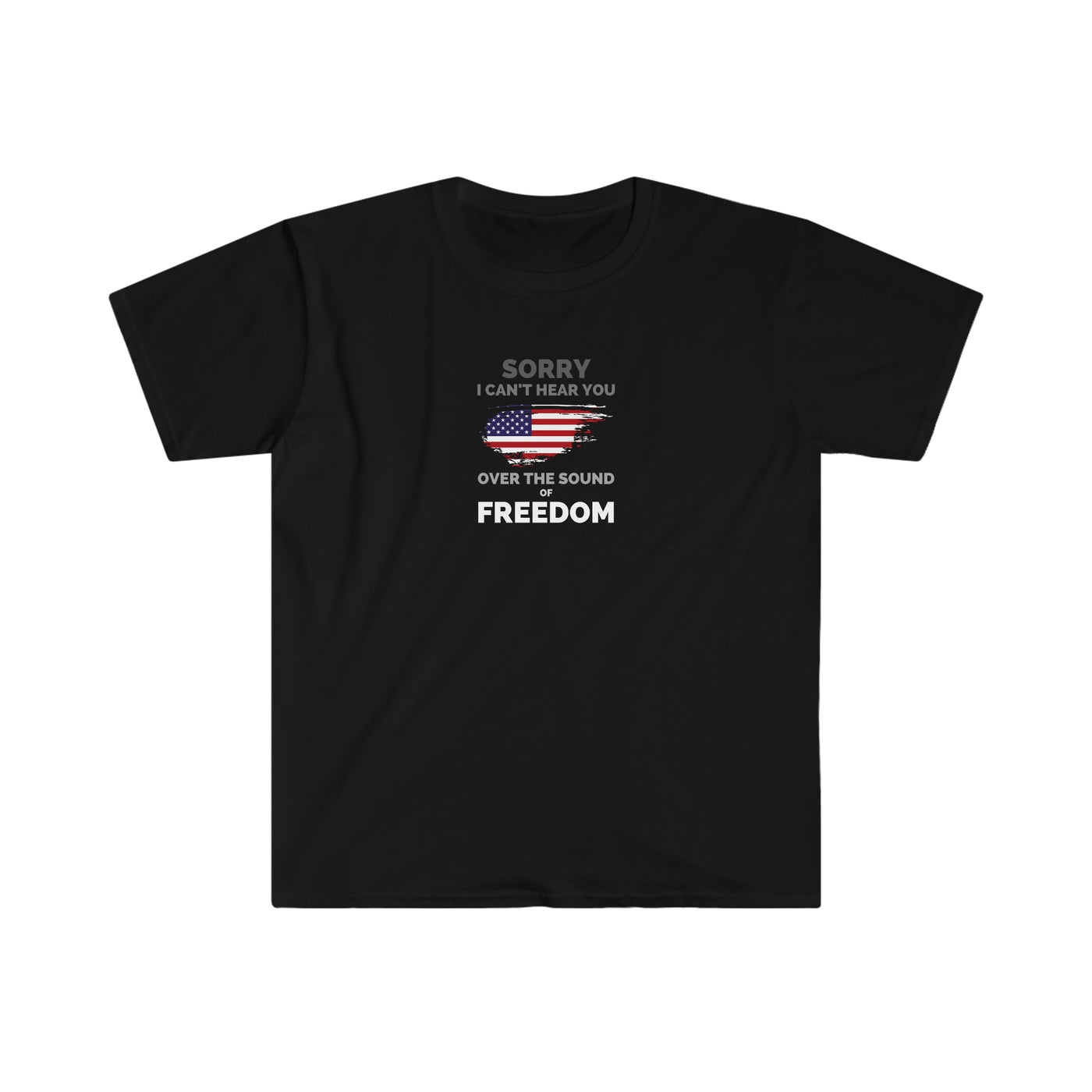 fourth of july Sound Of Freedom mens T-Shirt black