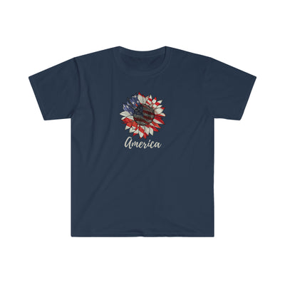 America Sunflower Unisex T-Shirt