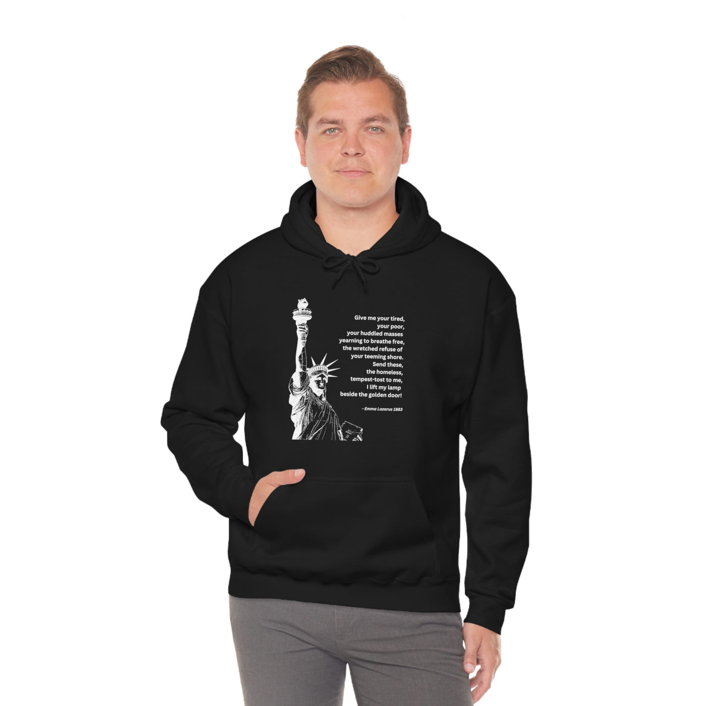 Give Me Your Poor Your Tired Your Huddled Masses Unisex Hoodie
