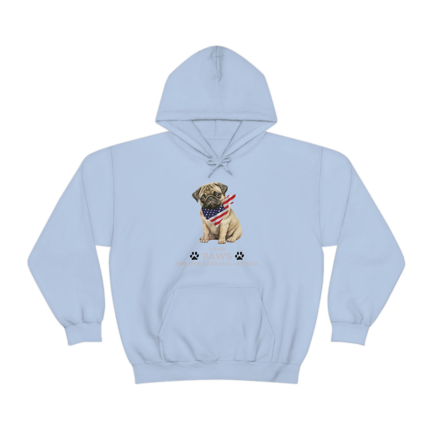 Please Paws For Our National Anthem Unisex Hoodie