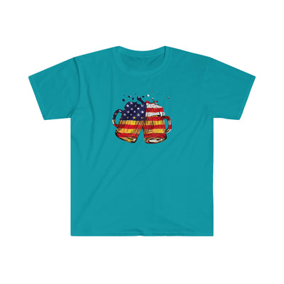 4th of july Cheers to America! Mens T-Shirt blue