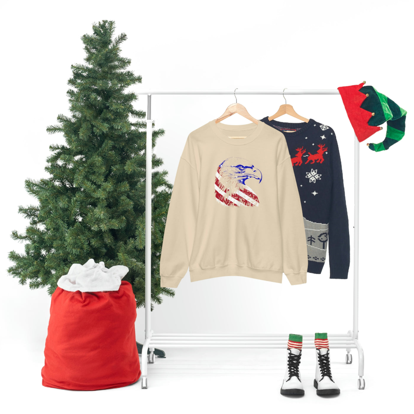 American Eagle Flag Crewneck Sweatshirt