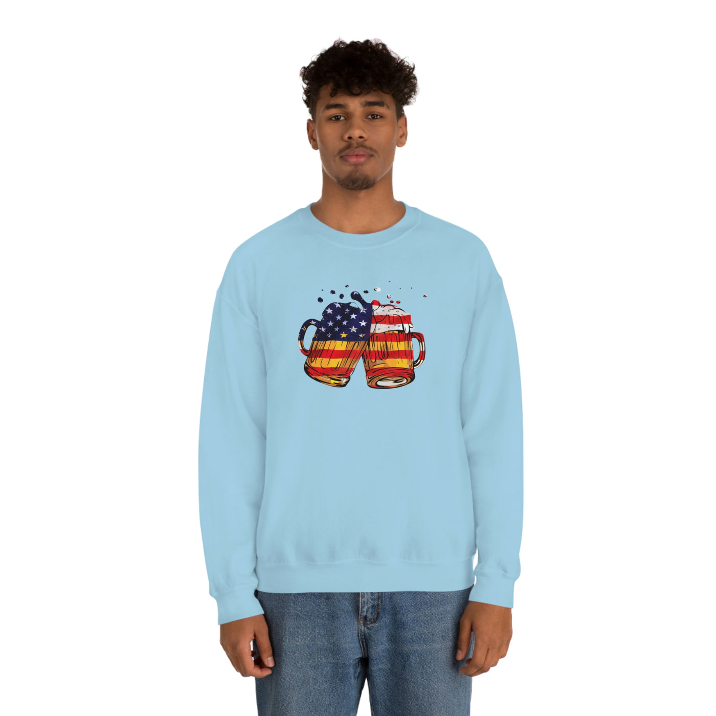 Cheers To America Crewneck Sweatshirt