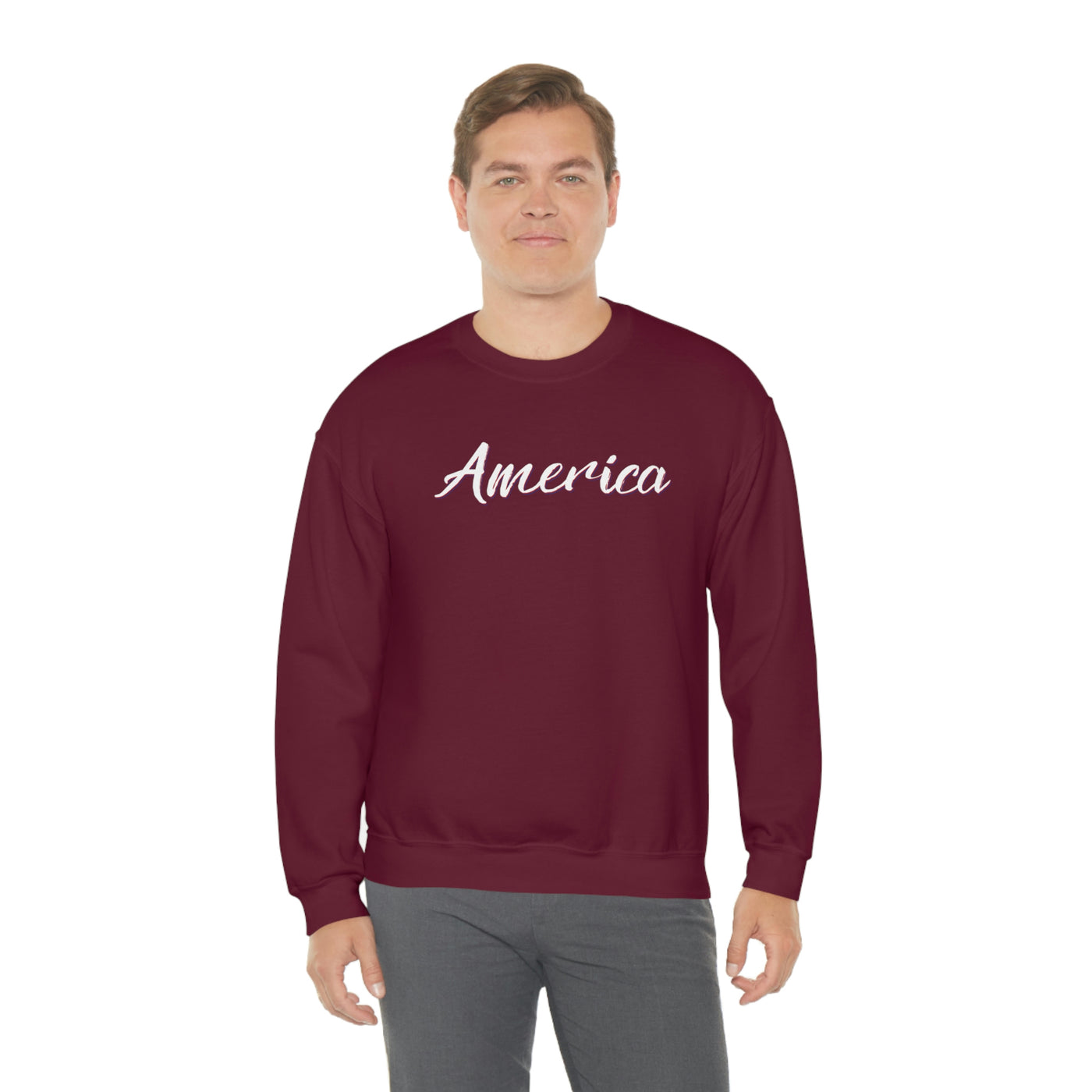 Script America Crewneck Sweatshirt