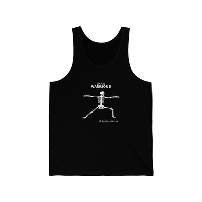 funny mens tank top dead warrior II black