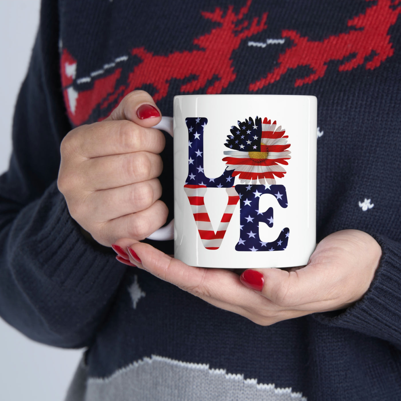 Love Freedom 11oz Ceramic Mug