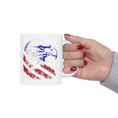 American Eagle Flag 11oz Ceramic Mug