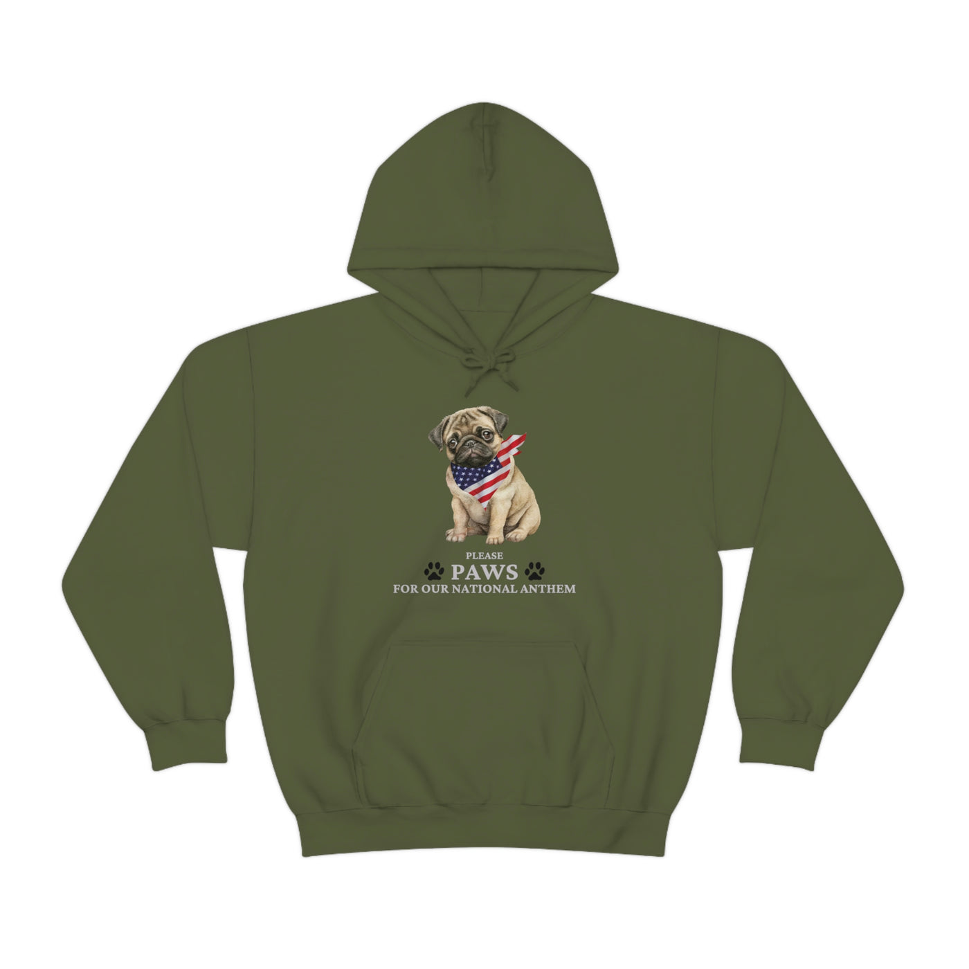 Please Paws For Our National Anthem Unisex Hoodie