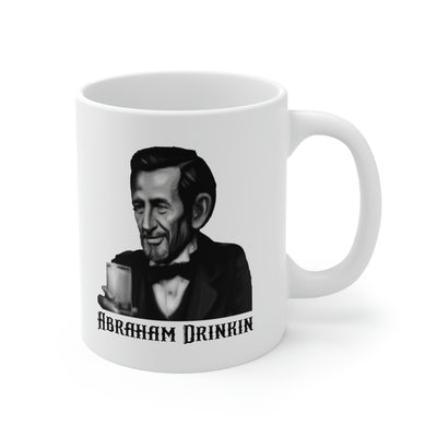 Abrahm Drinkin 11oz Ceramic Mug