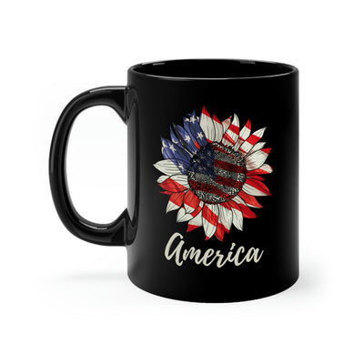 America Sunflower 11oz Ceramic Mug