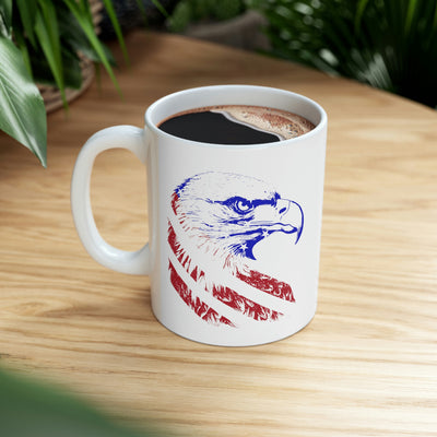 American Eagle Flag 11oz Ceramic Mug