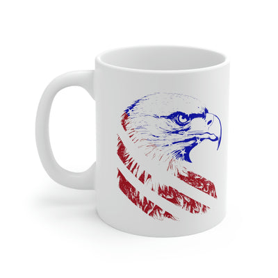 American Eagle Flag 11oz Ceramic Mug