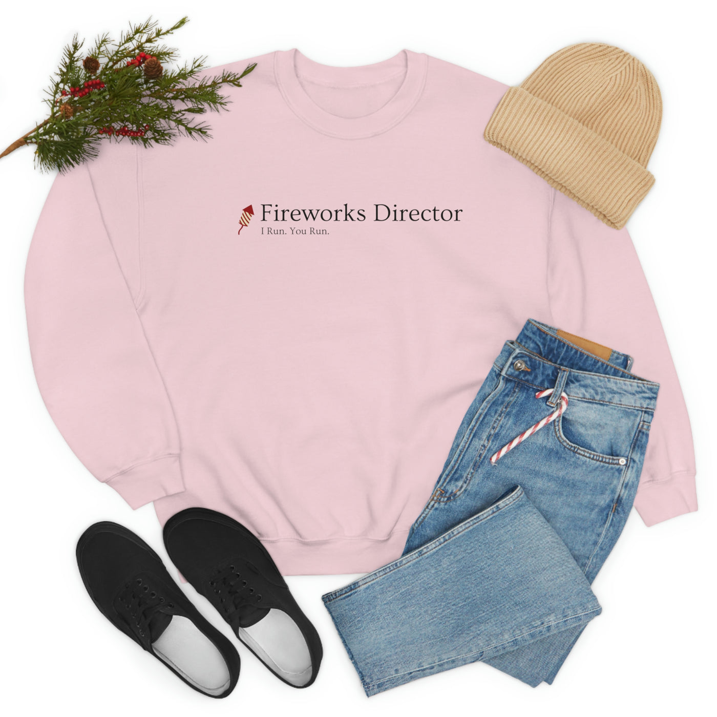 Fireworks Director - You Run. I Run. Crewneck Sweatshirt