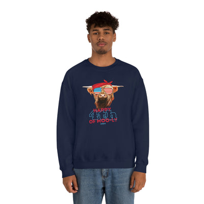 Happy 4th of Moo-ly Crewneck Sweatshirt