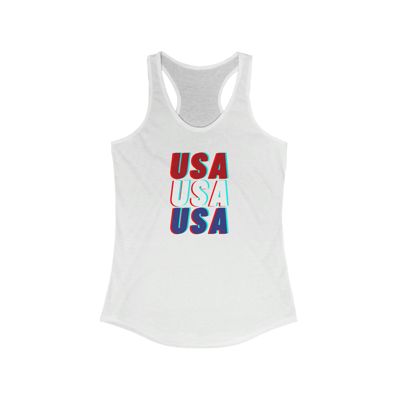 USA USA USA Women's Racerback Tank