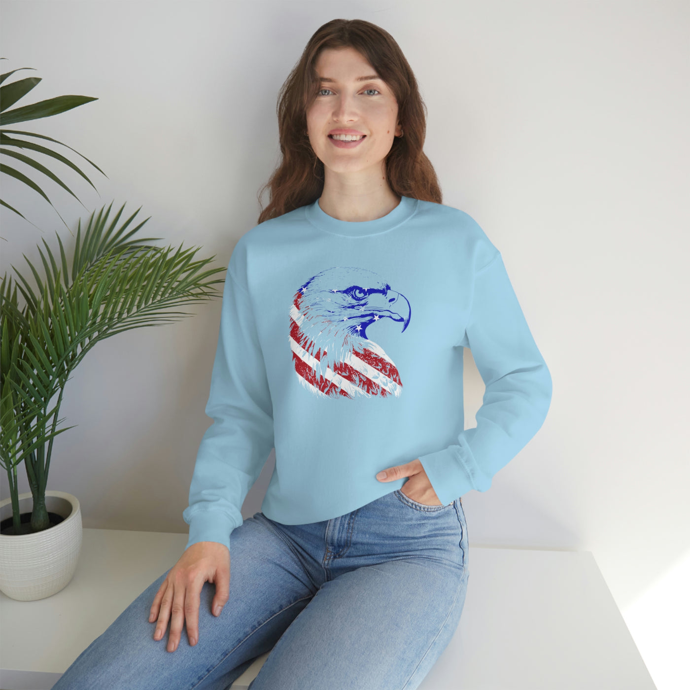 American Eagle Flag Crewneck Sweatshirt