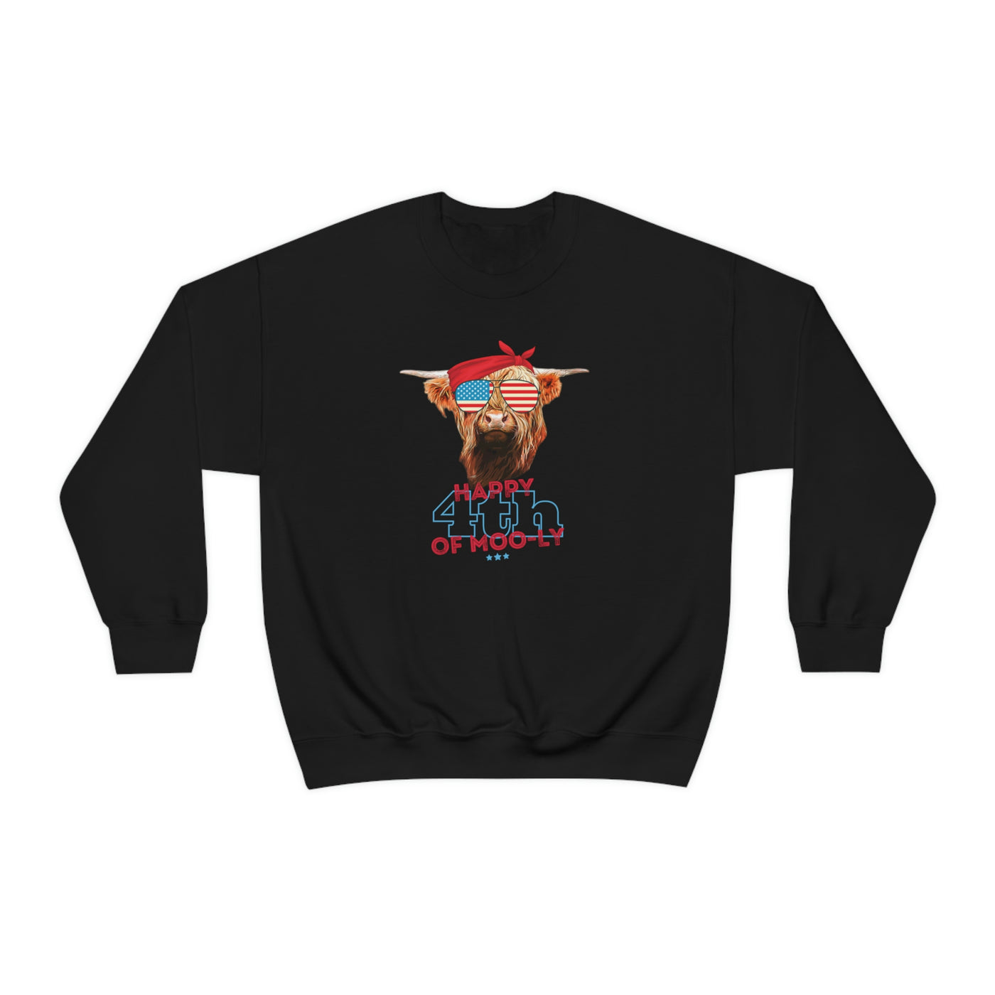 Happy 4th of Moo-ly Crewneck Sweatshirt